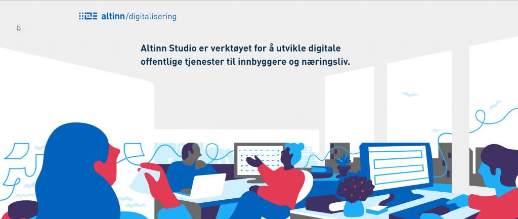 Illustrasjon til Altinn Studio