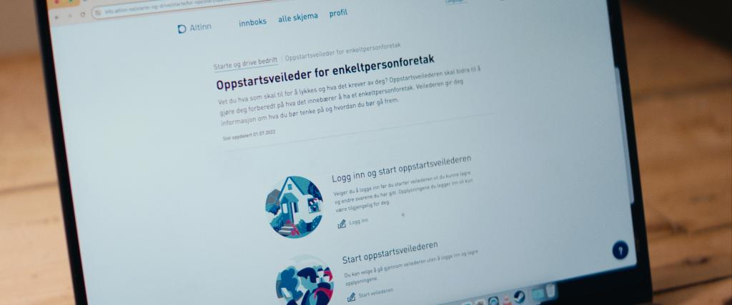 Bilde av oppstartsveileder for enkeltpersonforetak